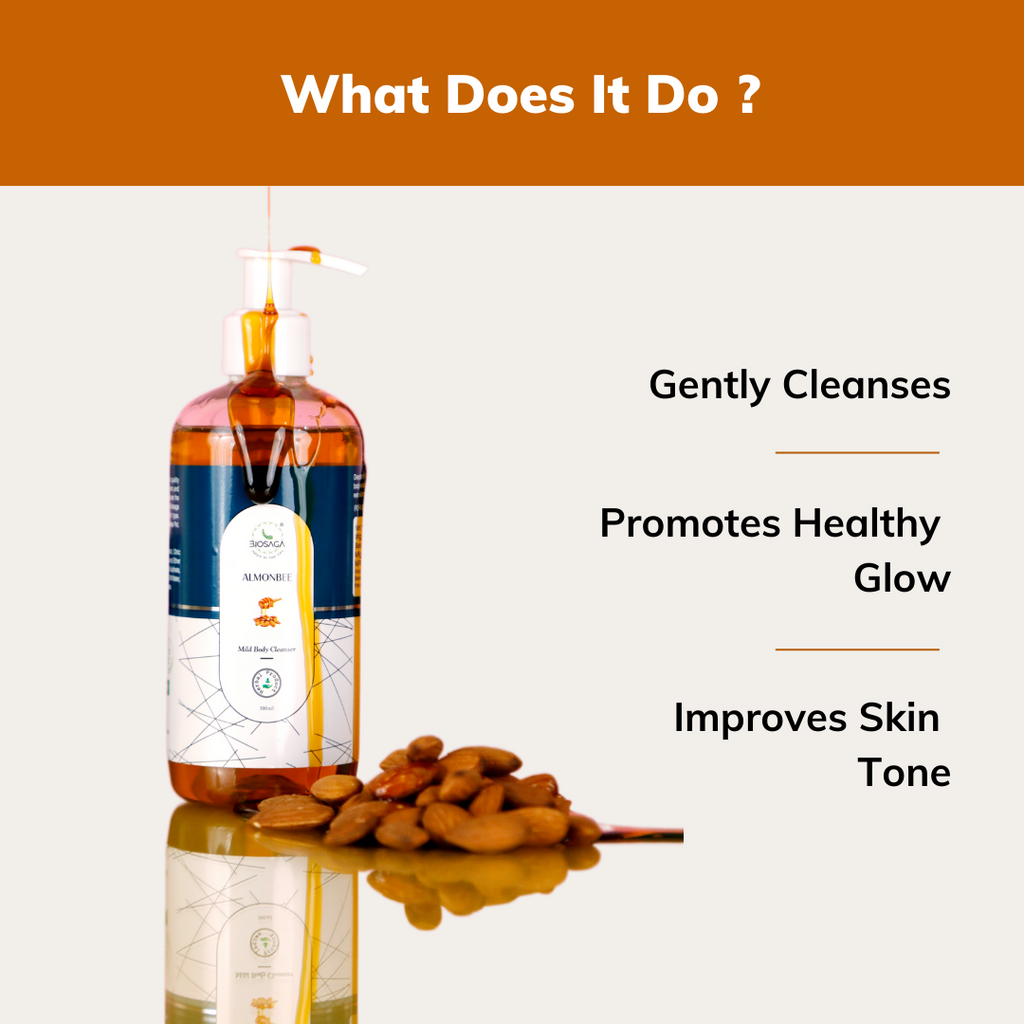 ALMONBEE Dryness Rescue Bodywash with Almond & Honey