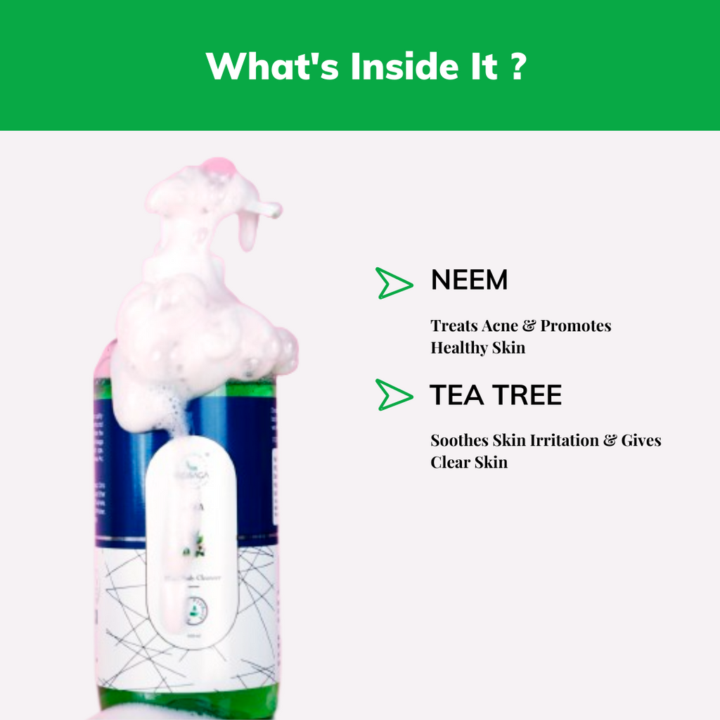 NTEA Acne Shield Bodywash with Neem & Tea Tree for Oily Skin