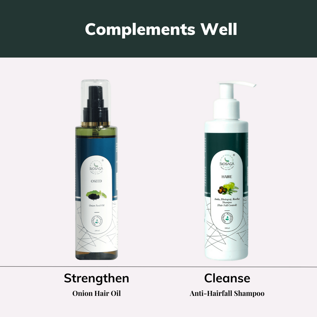 HAIRE Anti-Hairfall Shampoo with Amla, Bhringraj & Reetha