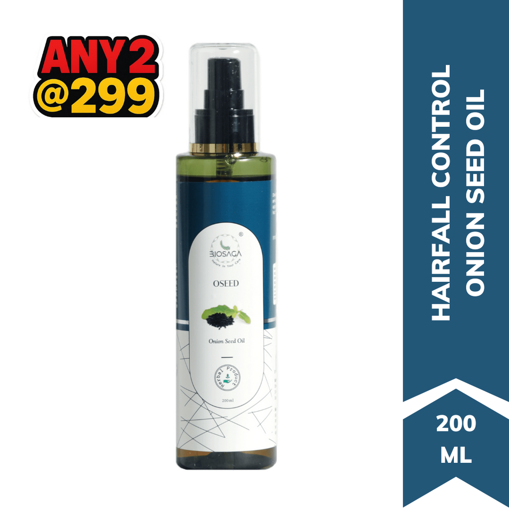OSEED Onion Hair Oil for Damage Control with 13 Natural Ingredients