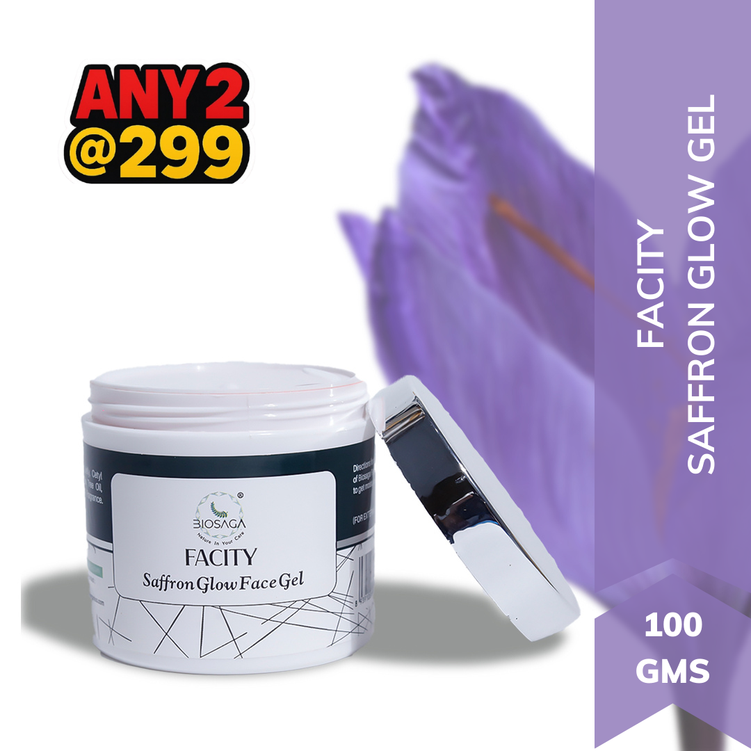 FACITY Saffron Glow Face Gel for Even-Tone Skin